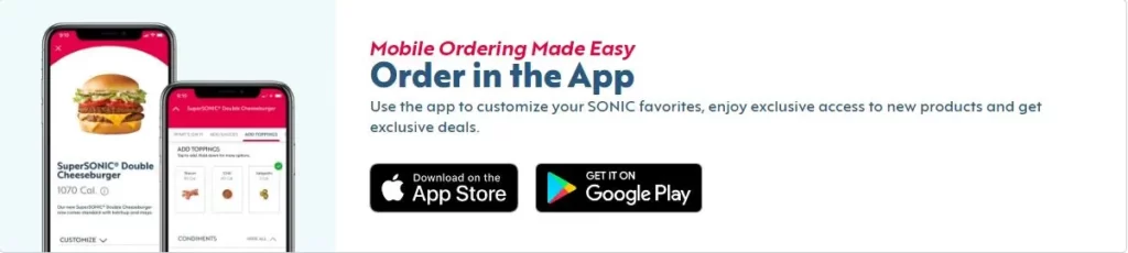 Get Exclusive Deals at sonic