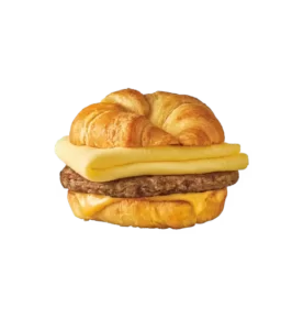 sonic sausage egg and cheese croissant dunkin calories