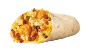 sonic drive in ultimate meat g cheese breakfast burrito