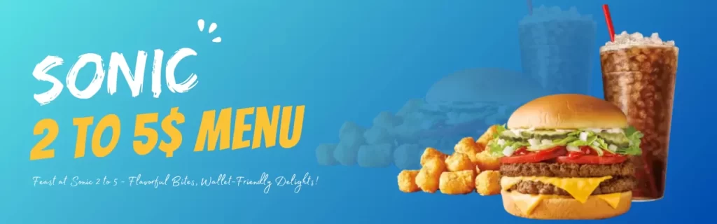 Sonic 2 for 5$ menu