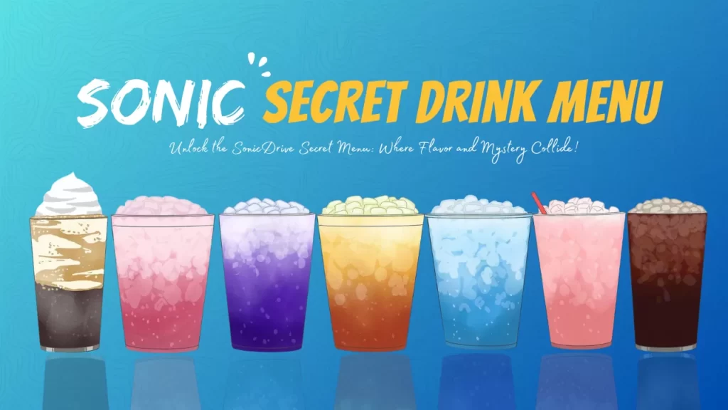 all secret drinks at sonic