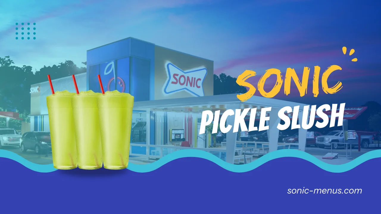Sonic Drive in Pickle Juice Slush