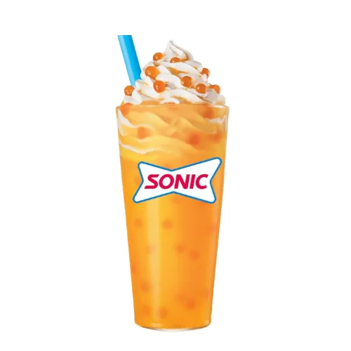 Sonic orange boba